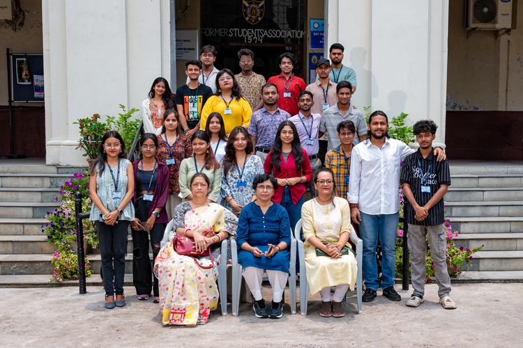 Group photos of the final year students (2025) with their teachers